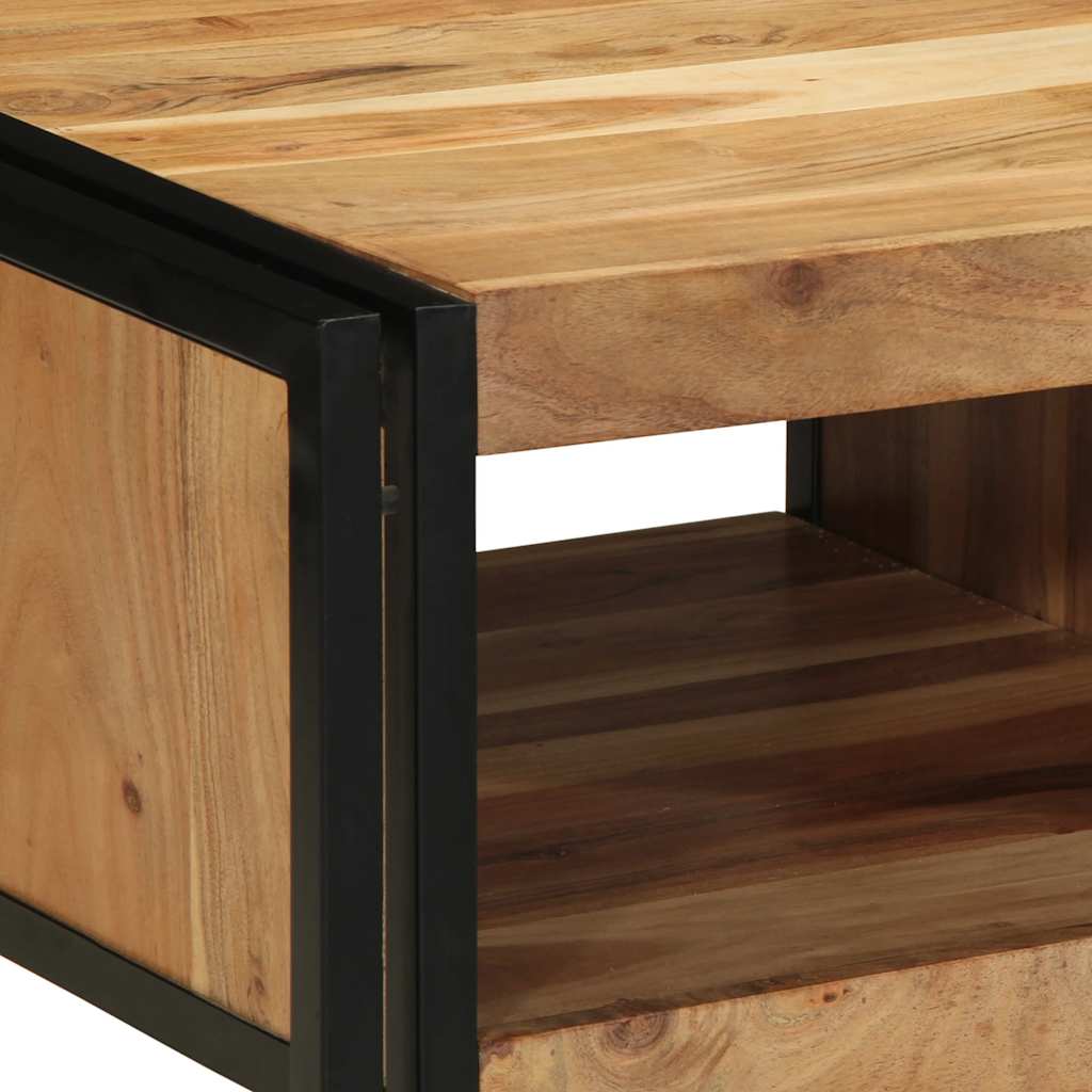 Table basse 50x50x38 cm bois massif acacia - XIOS