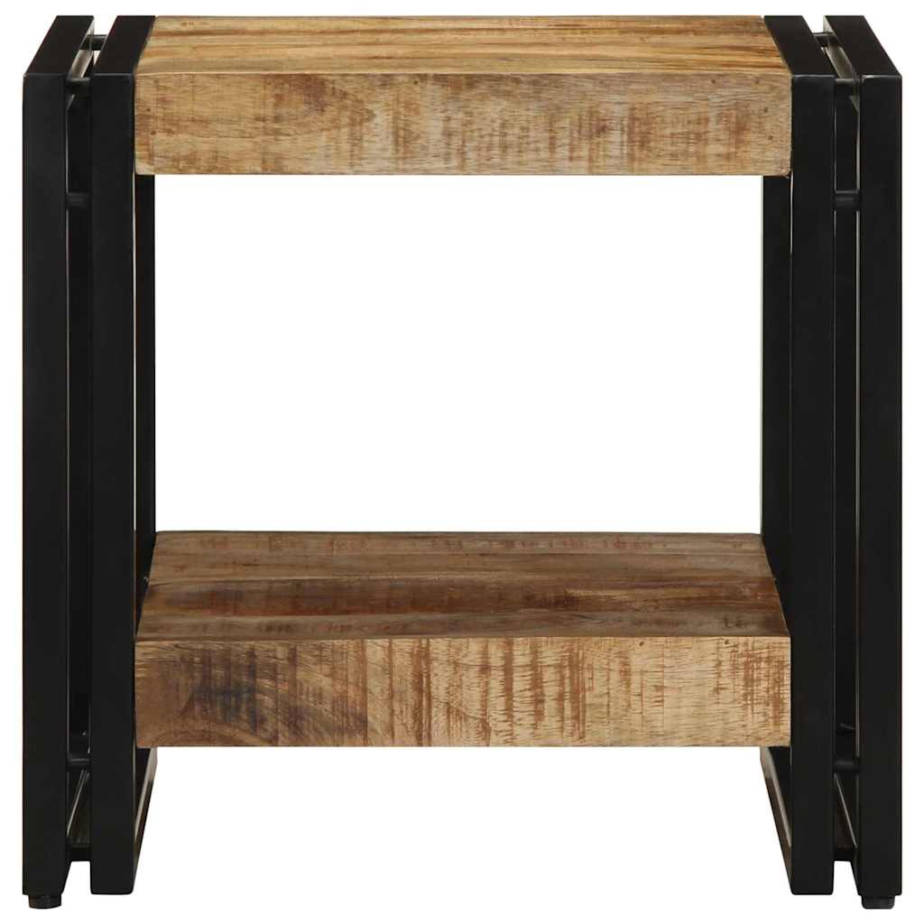 Table basse Marron 40 x 40 x 38 cm bois de manguier massif - XIOS