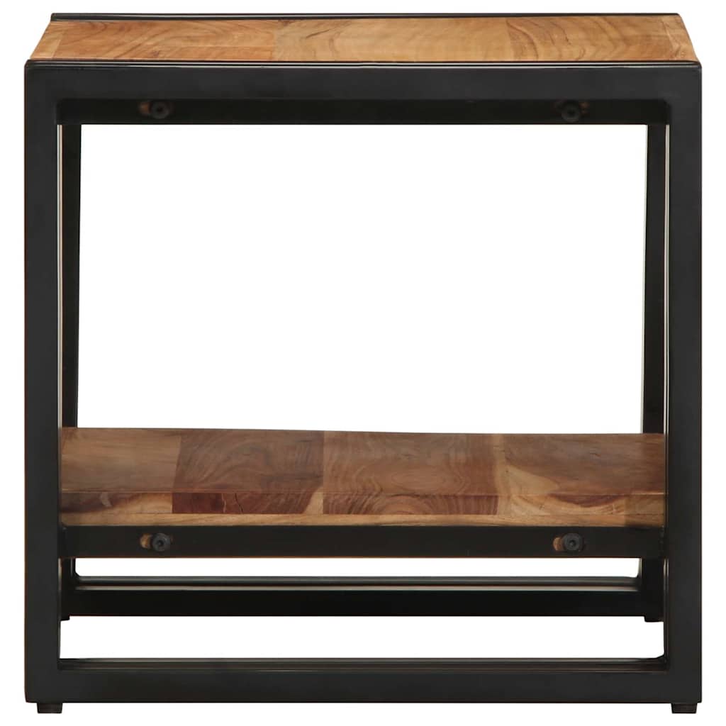 Table basse Marron 40 x 40 x 38 cm Bois d'acacia massif - XIOS