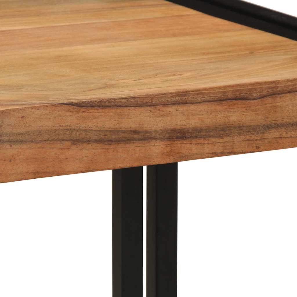 Table basse Marron 40 x 40 x 38 cm Bois d'acacia massif - XIOS