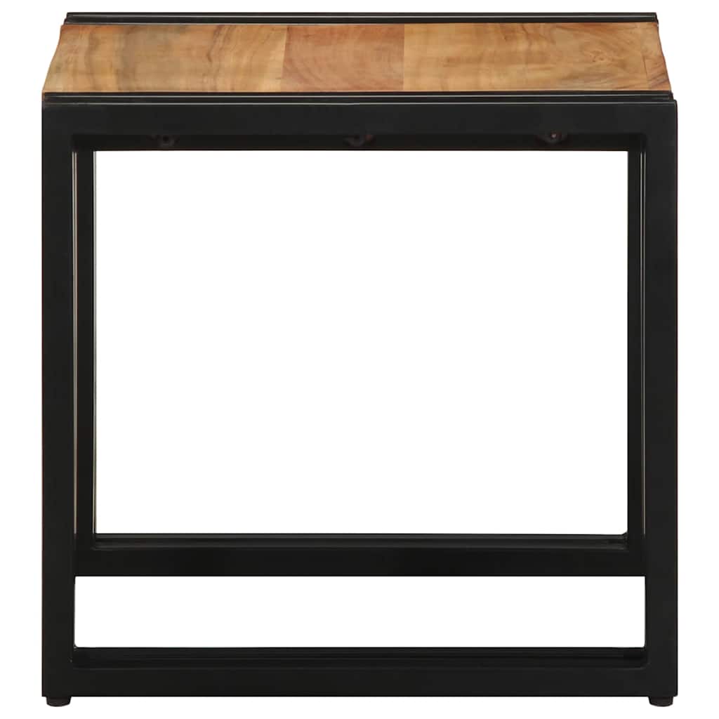 Table basse Marron 40 x 40 x 38 cm Bois d'Acacia Massif - XIOS