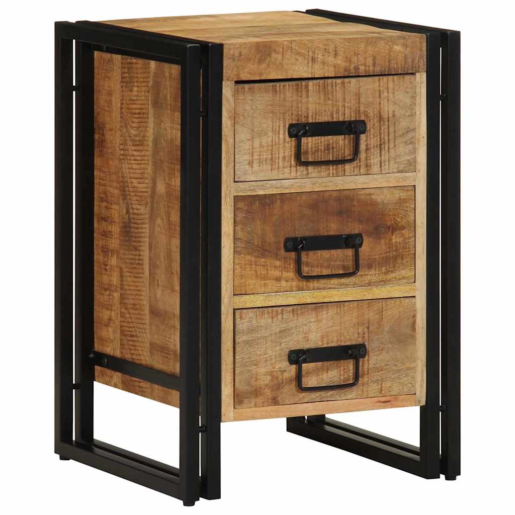 Cabinet de chevet 40 x 35 x 50 cm bois de manguier massif