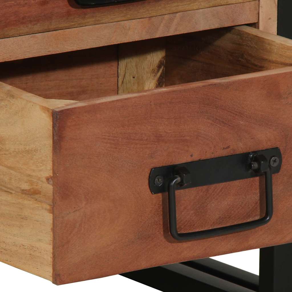 Cabinet de chevet Marron 40 x 40 x 59 cm Bois d'acacia massif - XIOS