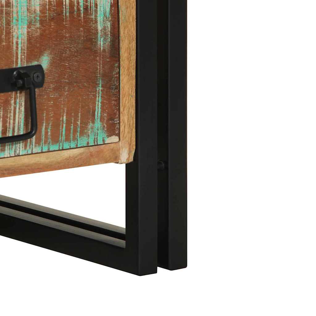 Cabinet de chevet 40 x 35 x 50 cm bois de récupération massif - XIOS