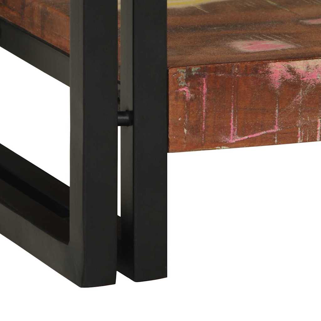 Table console Multicolore 120 x 33 x 75 cm Bois Recyclé Solide - XIOS