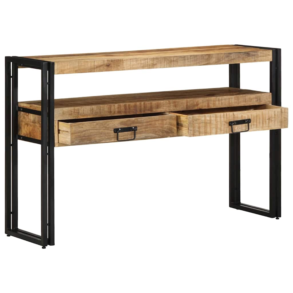 Table console Marron 120 x 33 x 75 cm bois de manguier massif - XIOS