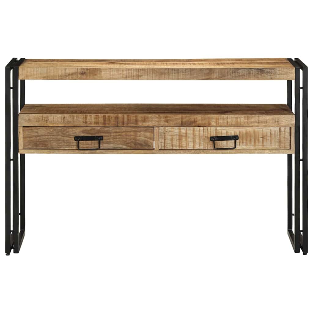 Table console Marron 120 x 33 x 75 cm Bois de mangue massif - XIOS