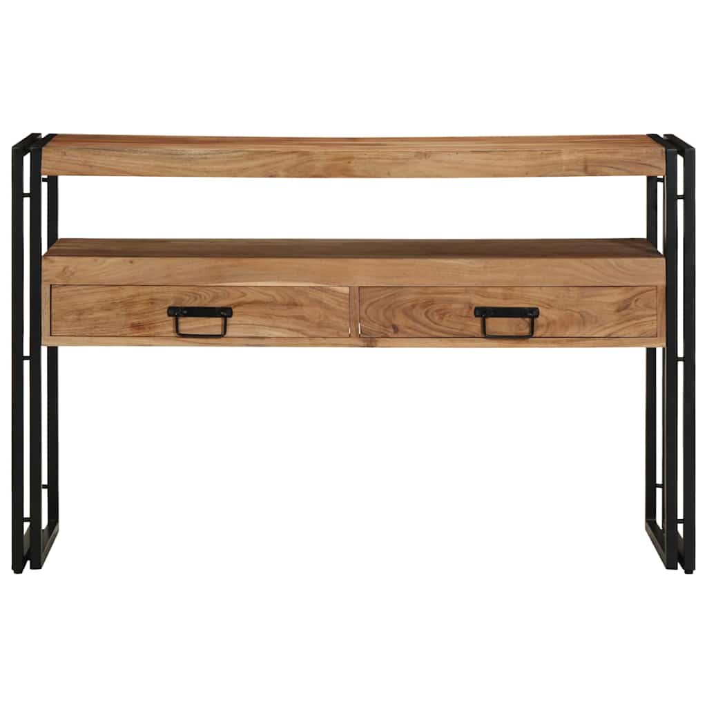Table console Marron 120 x 33 x 75 cm Bois d'Acacia Massif - XIOS