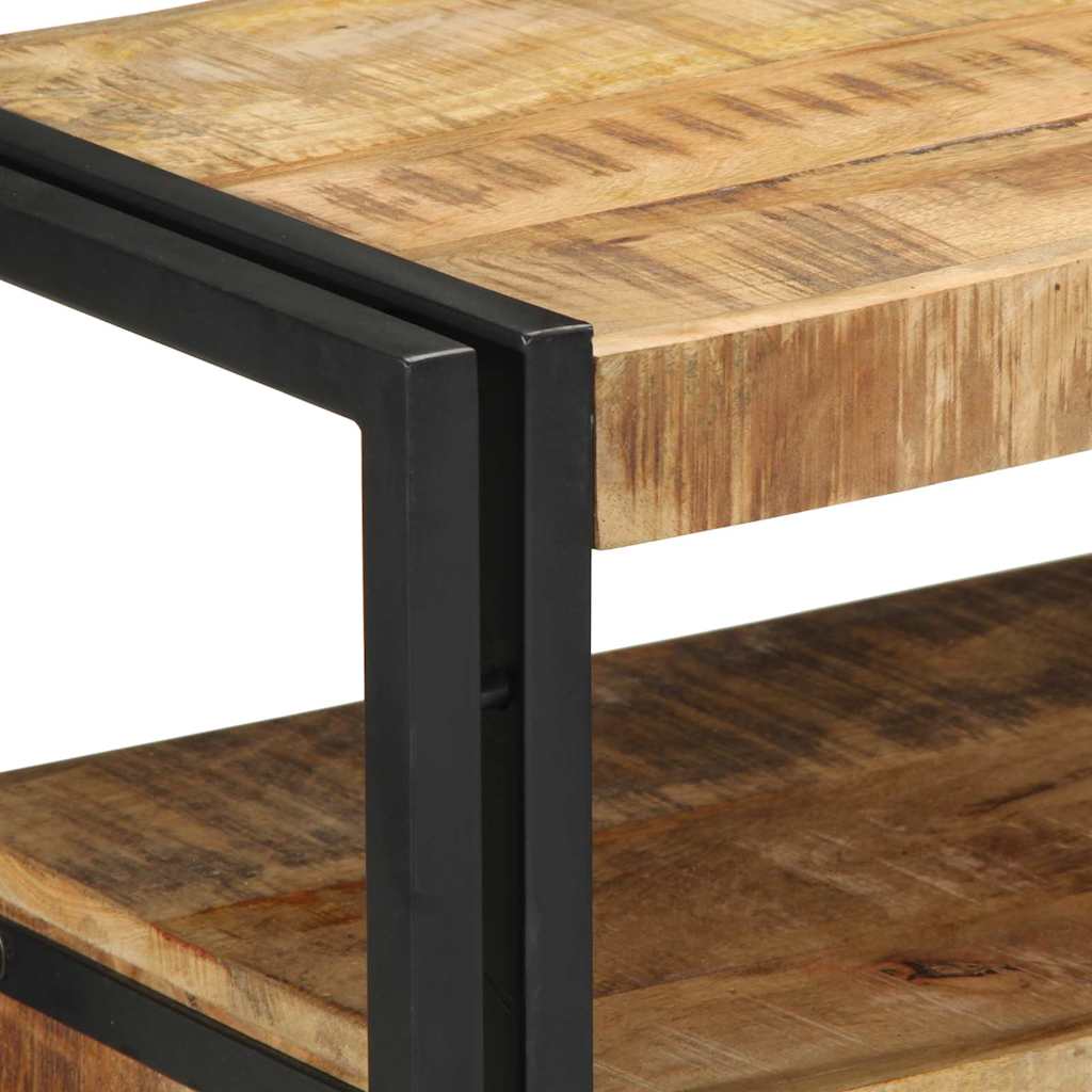 Table console Marron 90 x 33 x 75 cm Bois de mangue massif - XIOS