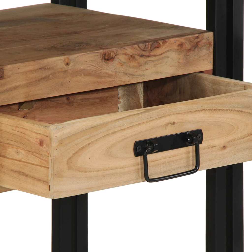 Table console Marron 90 x 33 x 75 cm Bois d'Acacia Massif