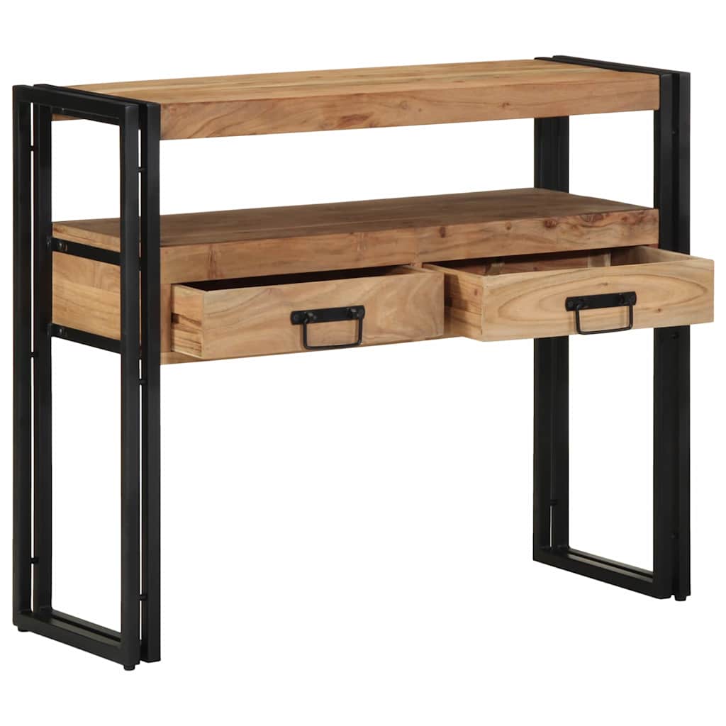 Table console Marron 90 x 33 x 75 cm Bois d'Acacia Massif - XIOS