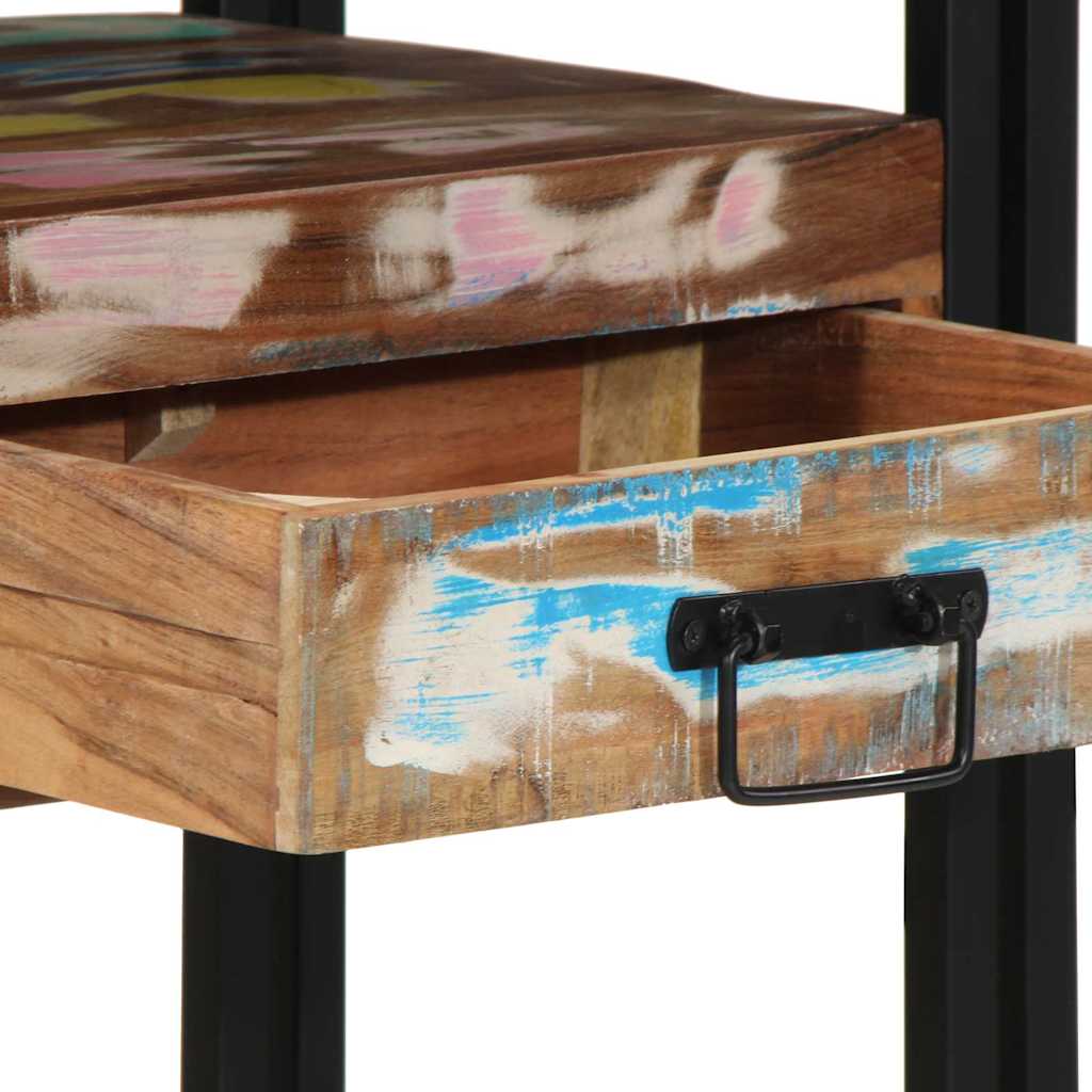Table console Multicolore 90 x 33 x 75 cm Bois Recyclé Solide - XIOS