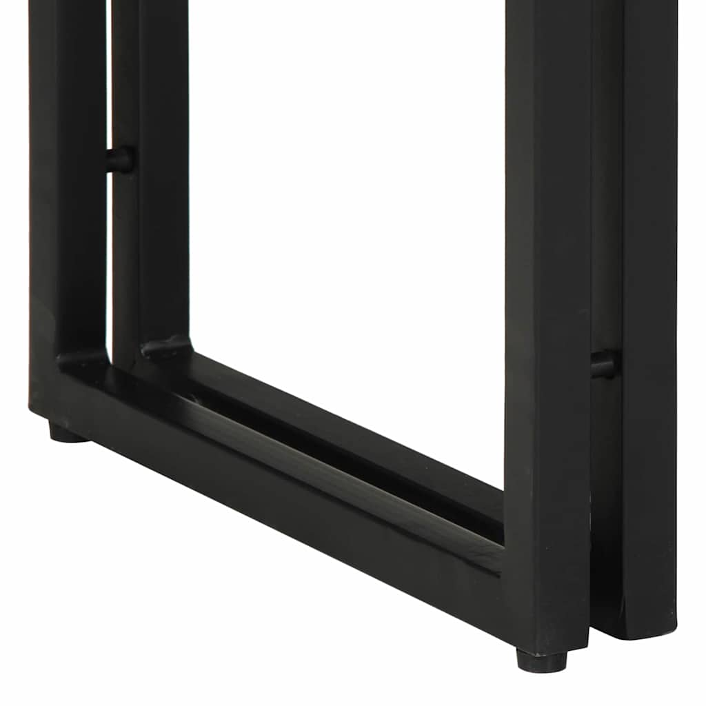 Table console Multicolore 90 x 33 x 75 cm Bois Recyclé Solide - XIOS