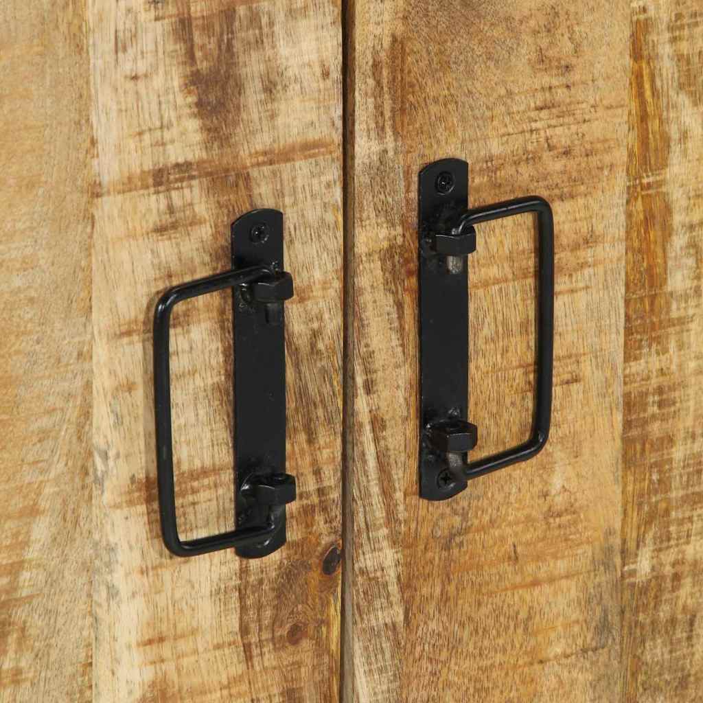 Cabinet à chaussures avec porte Marron Bois de manguier massif - XIOS