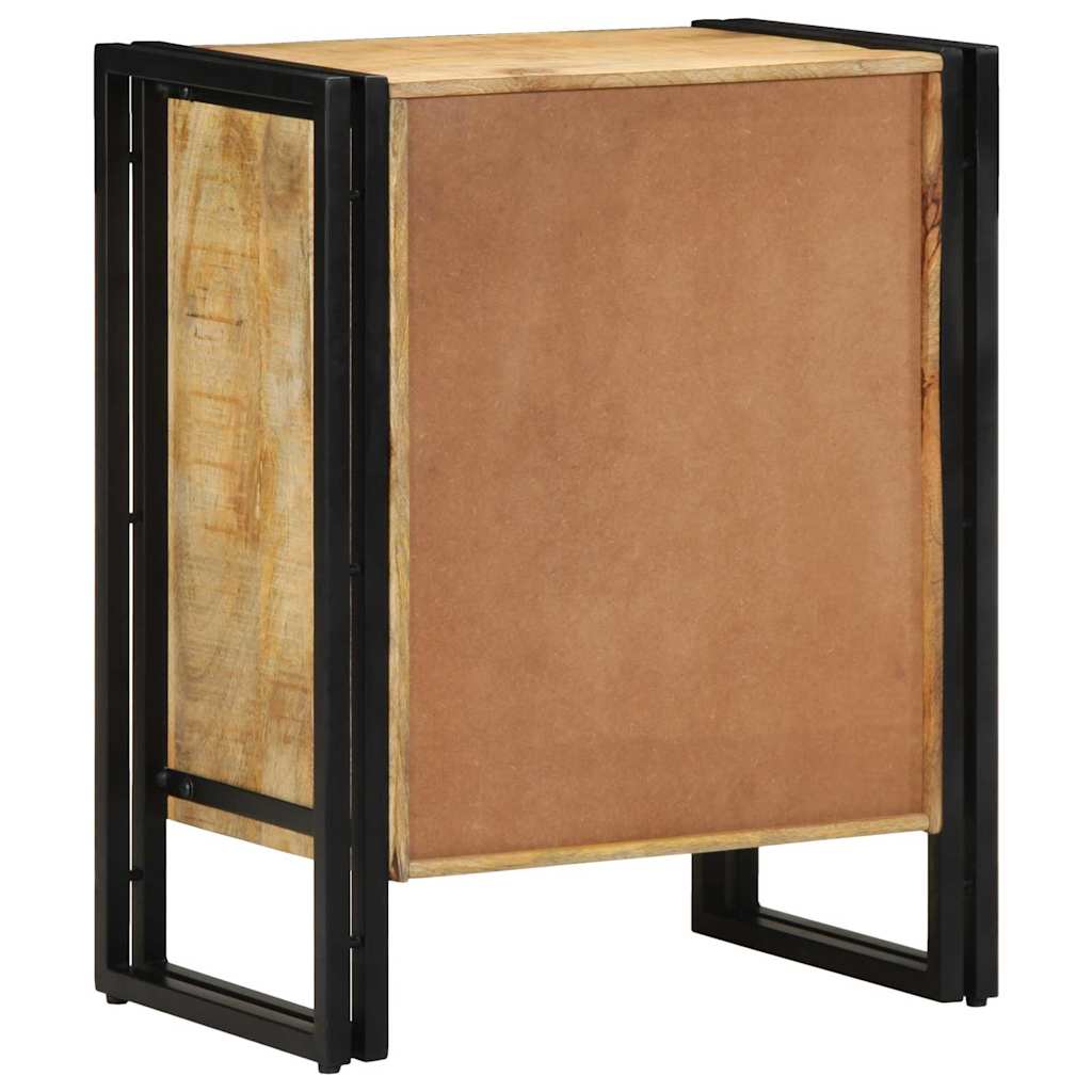 Cabinet à chaussures avec porte Marron Bois de manguier massif - XIOS