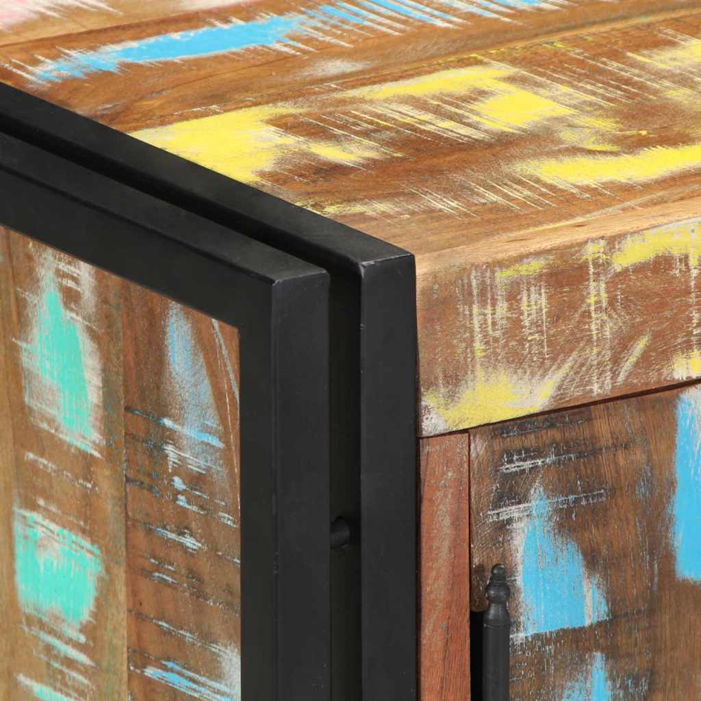Cabinet à chaussures Multicolore Bois massif de récupération - XIOS