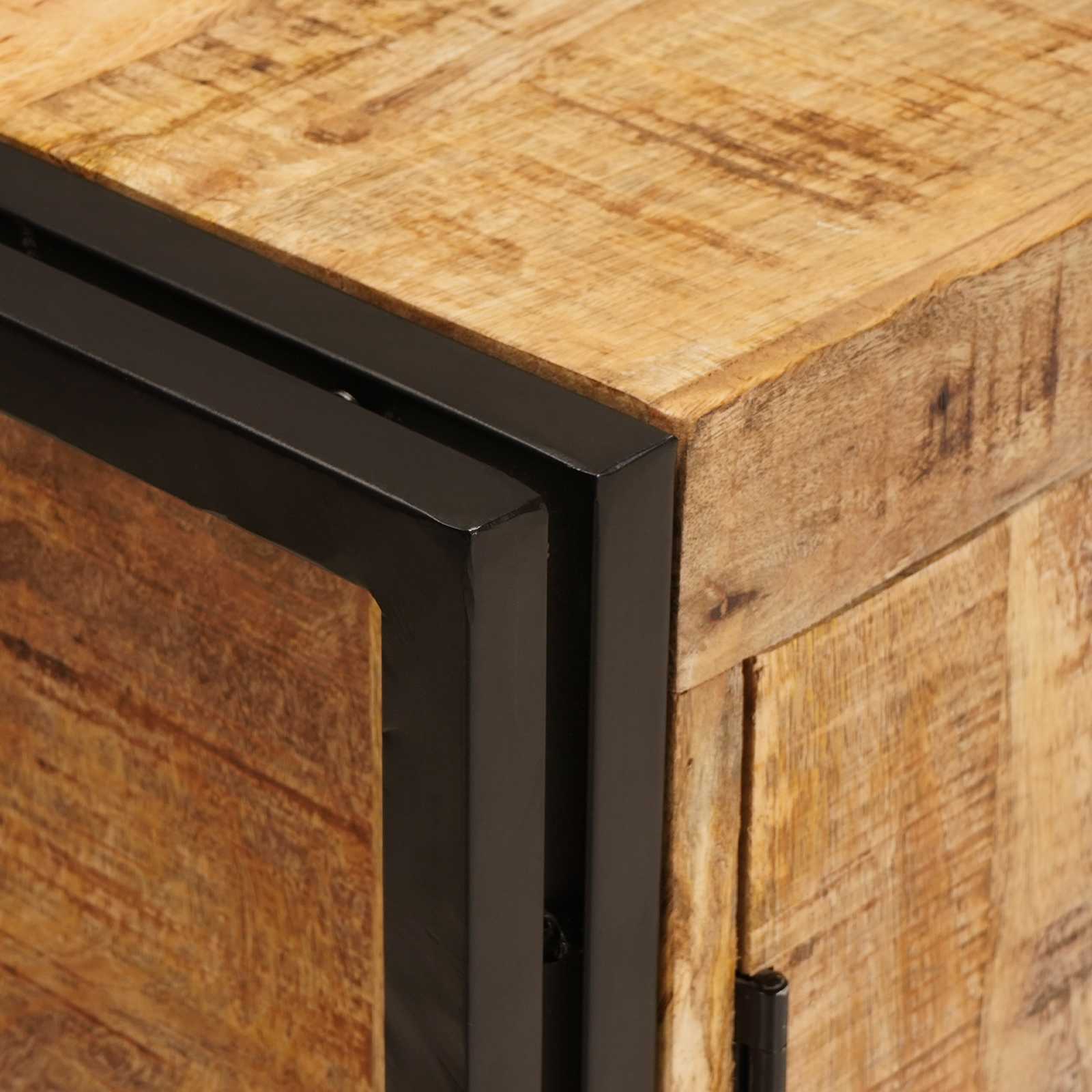 Meuble sous évier Marron 71 x 33 x 58 cm Bois de mangue massif