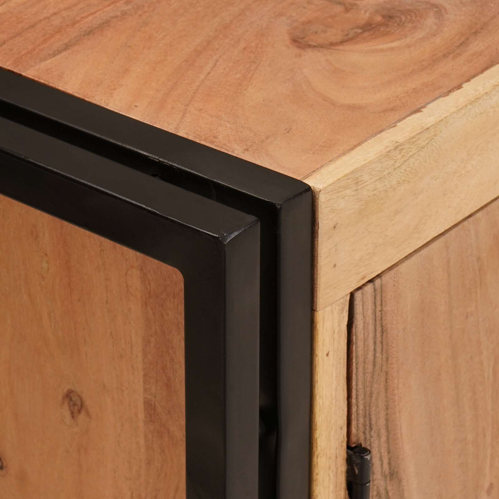 Meuble sous évier Marron 71 x 33 x 58 cm Bois d'Acacia Massif