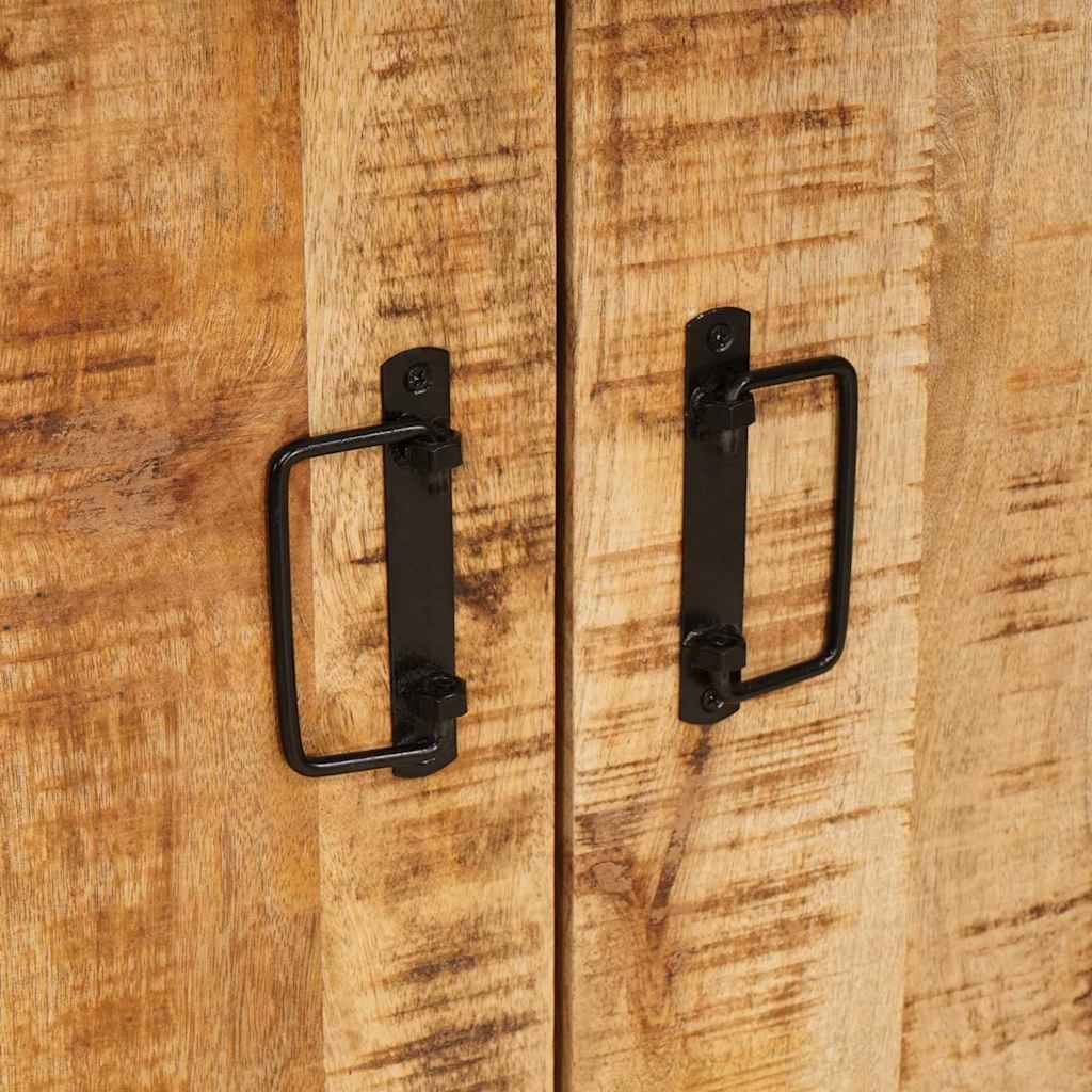 Cabinet de chevet Marron Bois de mangue brut massif - XIOS