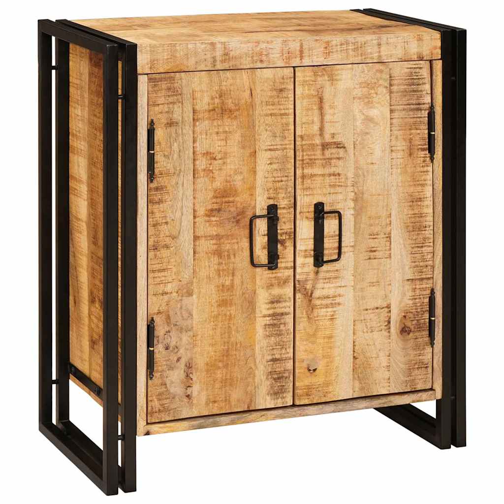 Cabinet de chevet Marron Bois de mangue brut massif