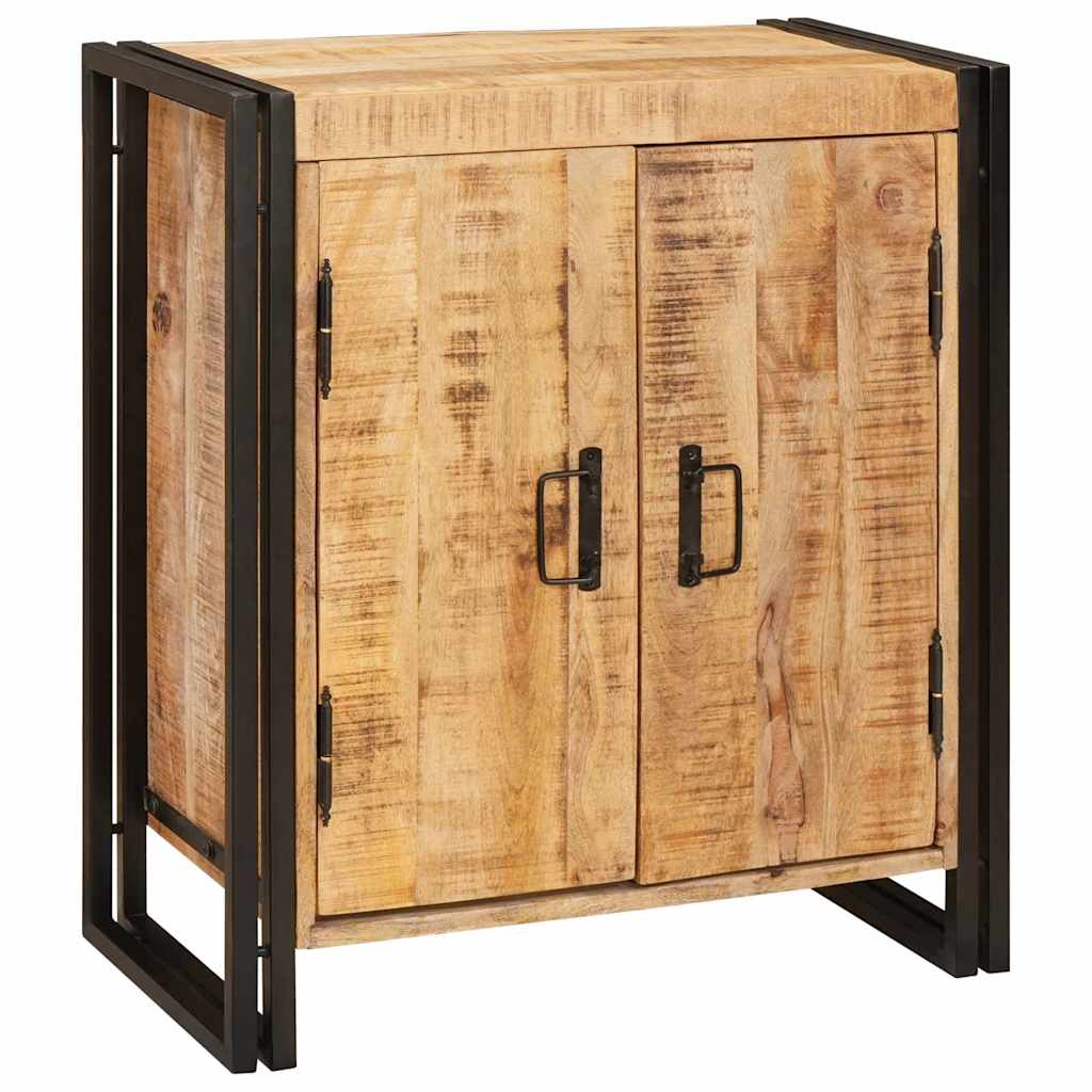 Cabinet de chevet Marron Bois de mangue brut massif