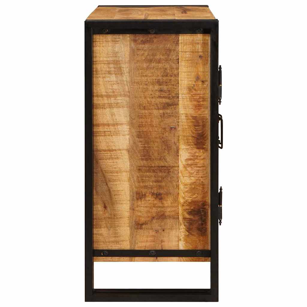 Cabinet de chevet Marron Bois de mangue brut massif - XIOS