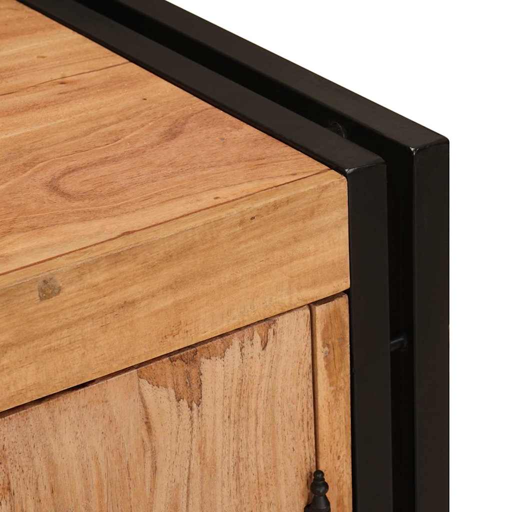 Cabinet de chevet Marron 66 x 35 x 76 cm Bois d'acacia massif