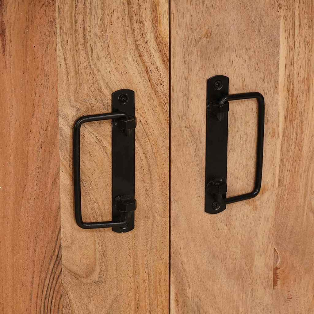 Cabinet de chevet Marron 66 x 35 x 76 cm Bois d'acacia massif