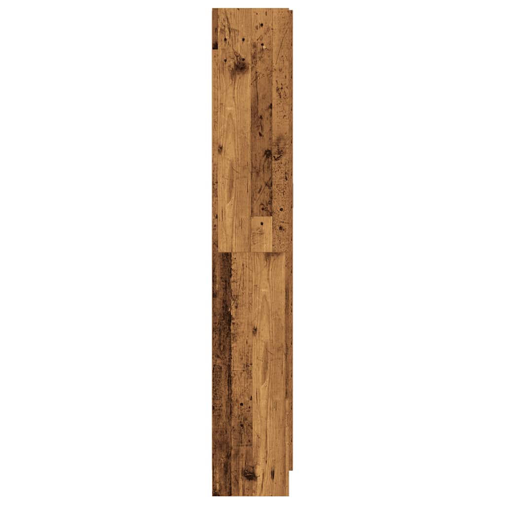 Buffet haut vieux bois 82,5x30,5x185 cm bois d'ingénierie - XIOS