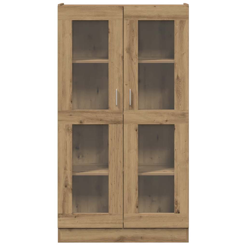 Buffet haut chêne artisanal 82,5x30,5x150 cm bois d'ingénierie - XIOS