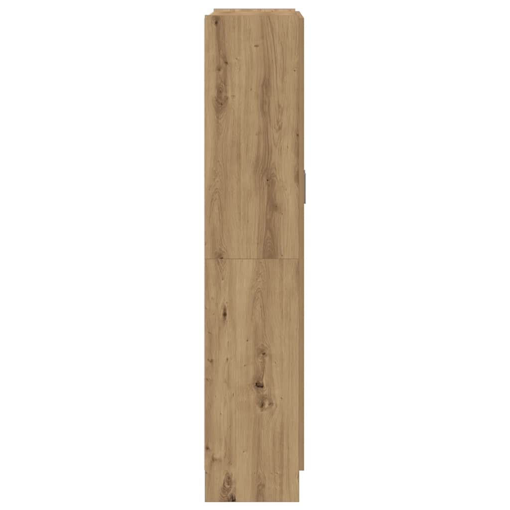 Buffet haut chêne artisanal 82,5x30,5x150 cm bois d'ingénierie - XIOS