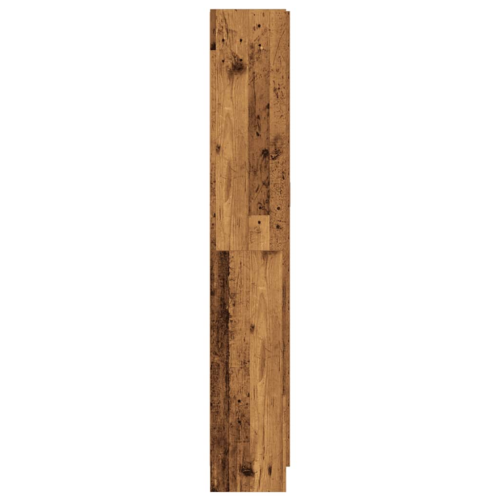 Buffet haut vieux bois 82,5x30,5x185 cm bois d'ingénierie - XIOS