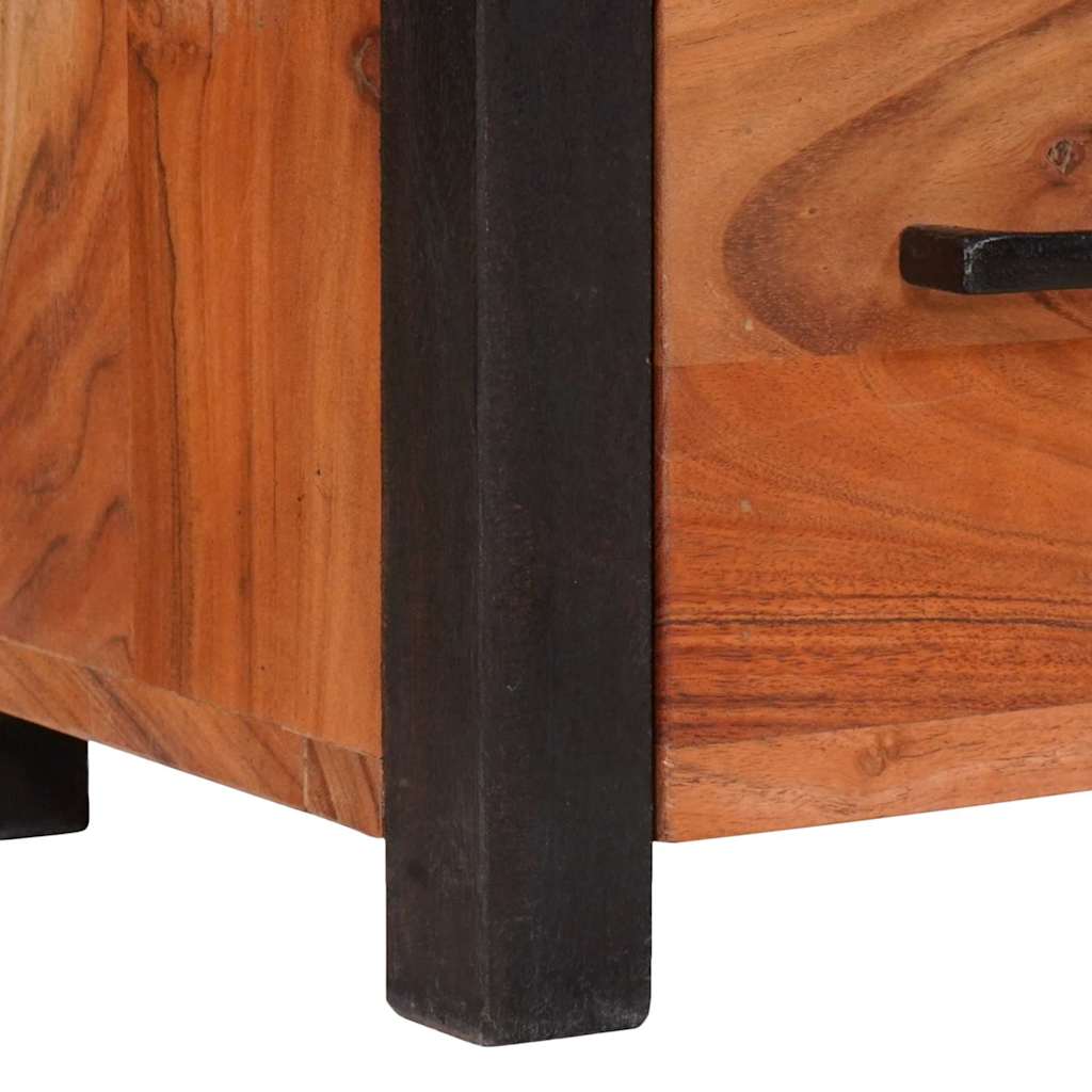 Buffet 3 pcs Marron 110 x 30 x 75 cm Bois d'acacia massif - XIOS