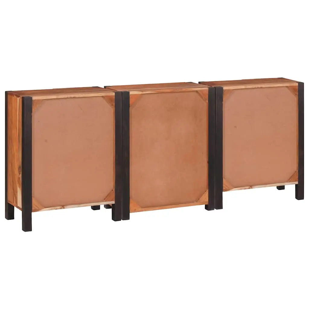 Buffet 3 pc Marron 55 x 30 x 75 cm Bois d’Acacia Massif - XIOS