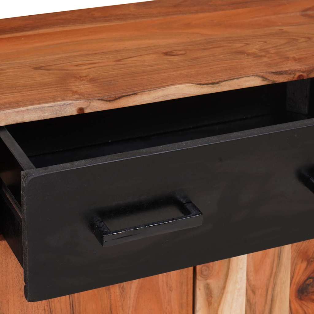Buffet 2 pcs Marron 110 x 30 x 75 cm Bois d'Acacia Massif - XIOS