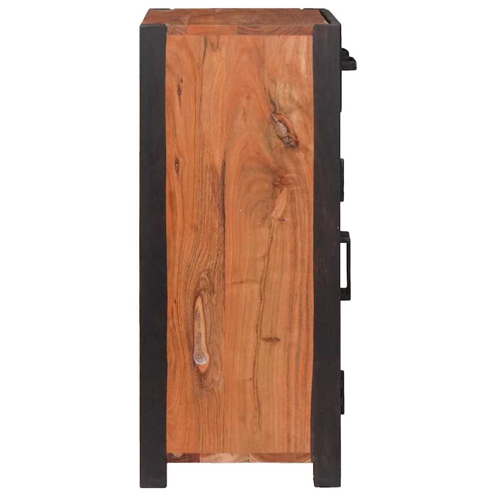 Buffet 2 pcs Marron 110 x 30 x 75 cm Bois d'Acacia Massif - XIOS