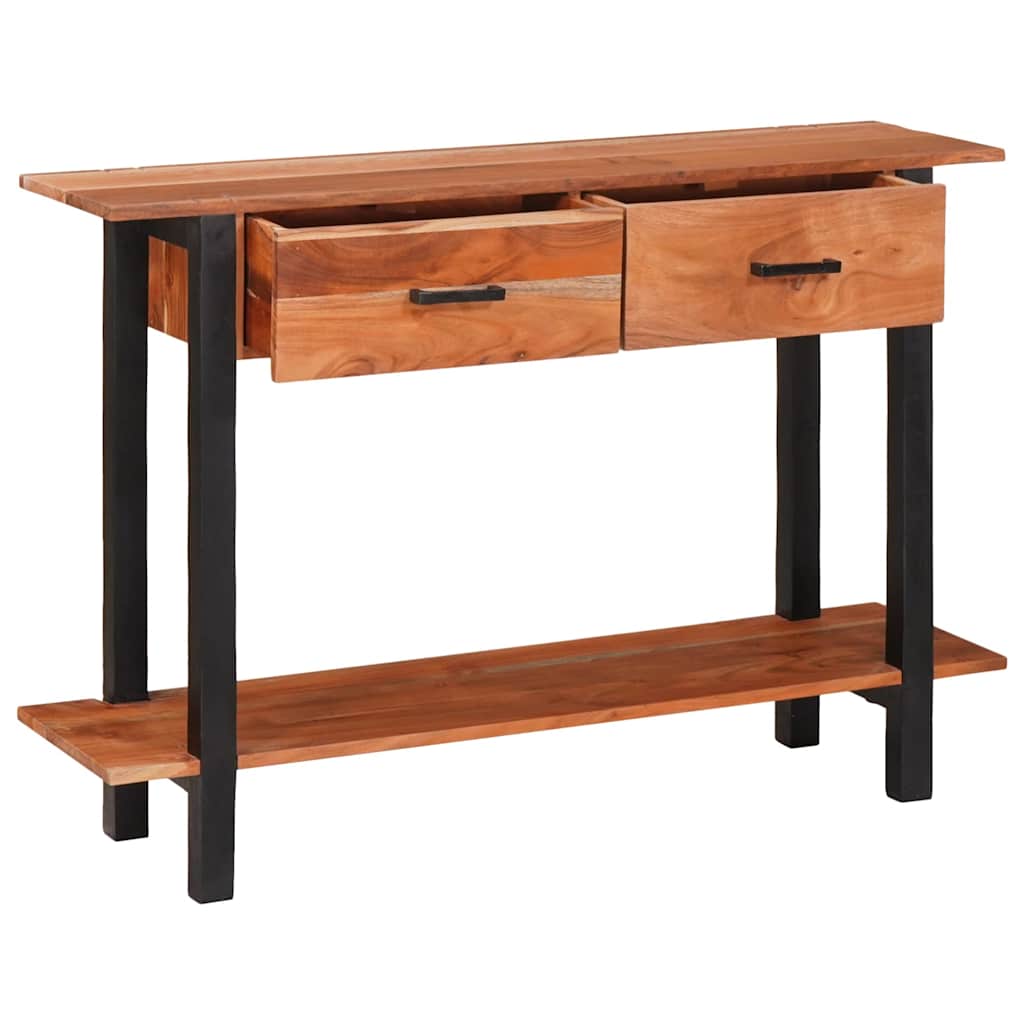 Table console Marron 110 x 30 x 75 cm Bois d'acacia massif - XIOS