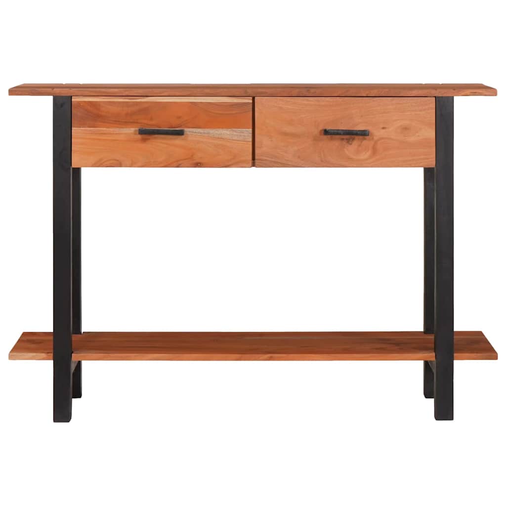 Table console Marron 110 x 30 x 75 cm Bois d'acacia massif - XIOS