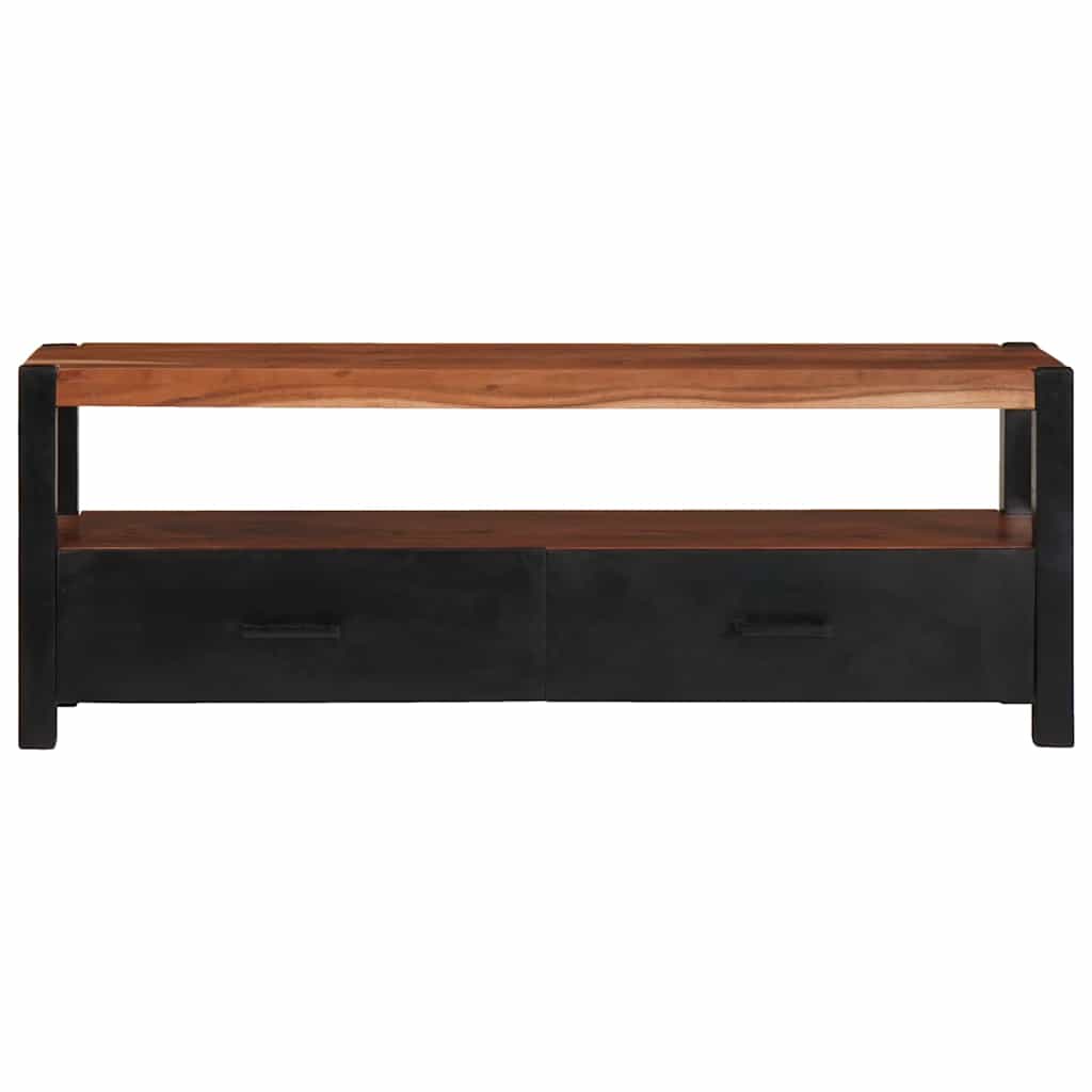 Meuble de rangement multimédia Marron Bois d'acacia massif - XIOS