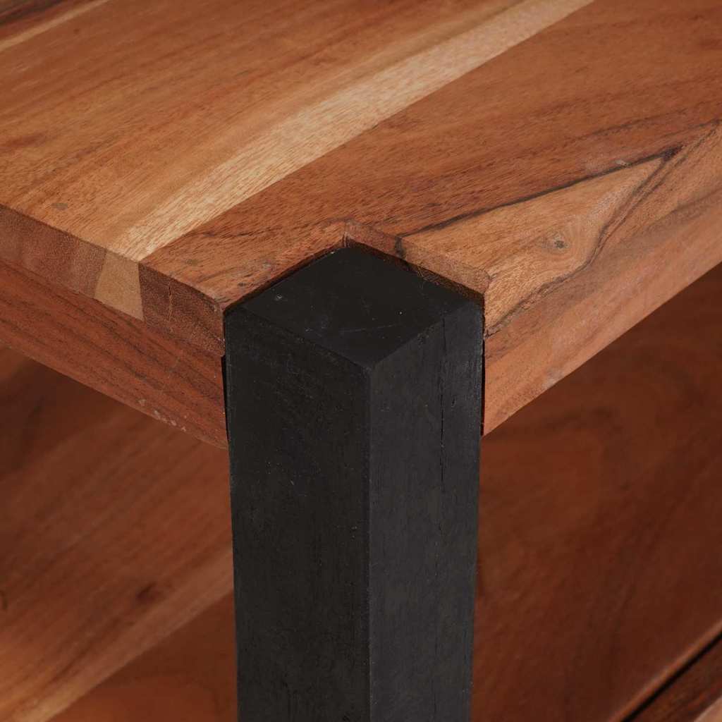 Meuble TV Marron 110 x 30 x 40 cm Bois d'acacia massif - XIOS