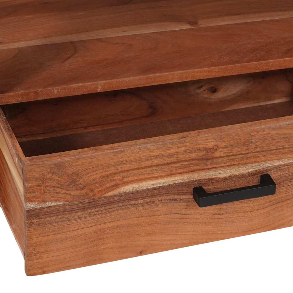 Meuble TV Marron 110 x 30 x 40 cm Bois d'acacia massif - XIOS