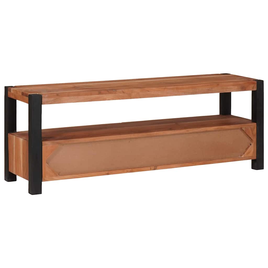 Meuble TV Marron 110 x 30 x 40 cm Bois d'acacia massif - XIOS