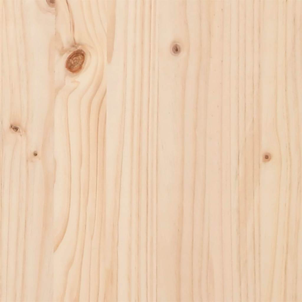 Lit bibliothèque sans matelas 135x190 cm bois de pin massif - XIOS