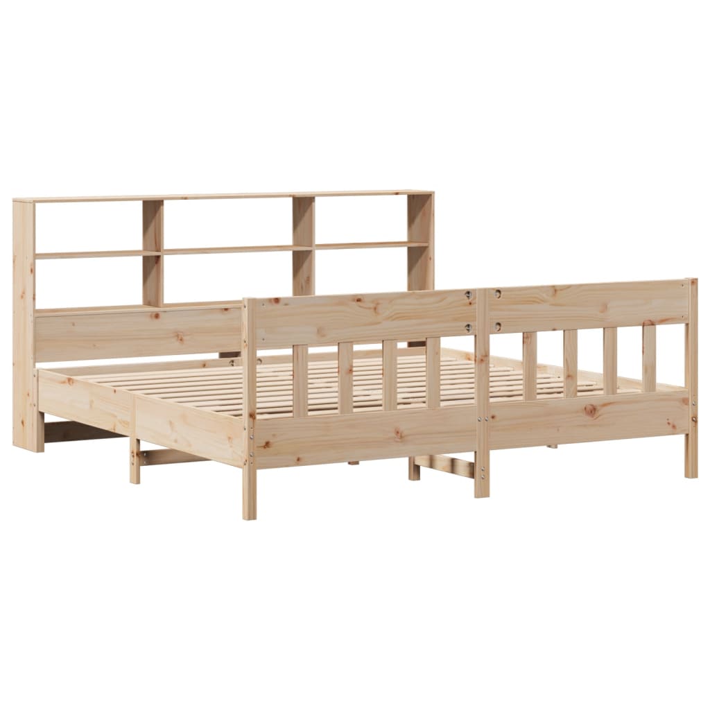 Cadre de lit sans matelas 180x200 cm bois massif de pin - XIOS