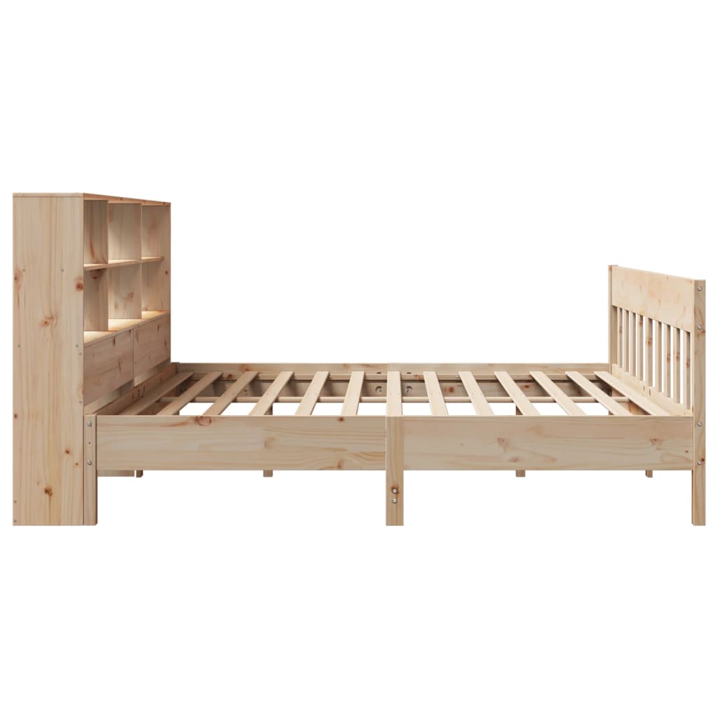 Cadre de lit sans matelas 180x200 cm bois massif de pin - XIOS