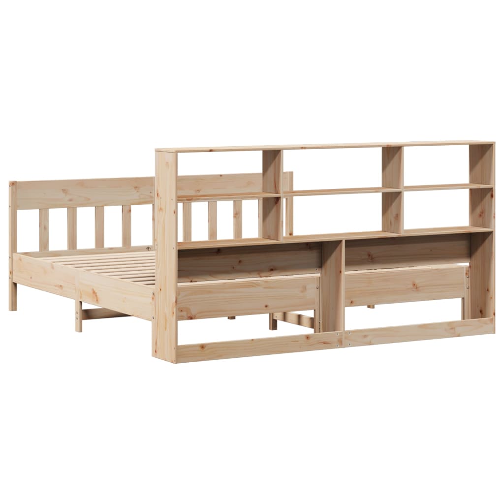 Cadre de lit sans matelas 180x200 cm bois massif de pin - XIOS