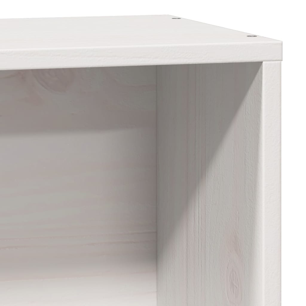 Cadre de lit sans matelas blanc 75x190 cm bois de pin massif - XIOS