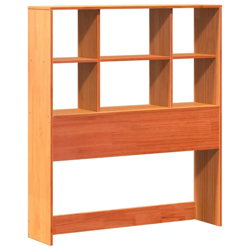 Cadre de lit sans matelas cire marron 100x200cm bois pin massif - XIOS