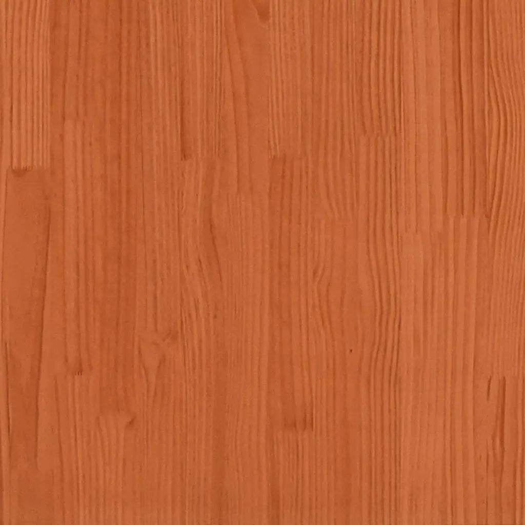 Cadre de lit sans matelas cire marron 100x200cm bois pin massif - XIOS