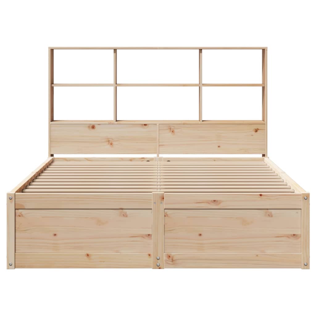 Cadre de lit sans matelas 120x190 cm bois de pin massif - XIOS